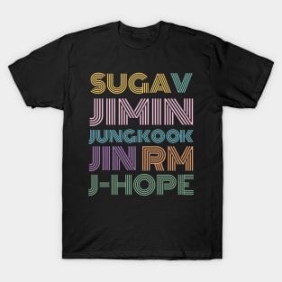 Bangtan names T-Shirt